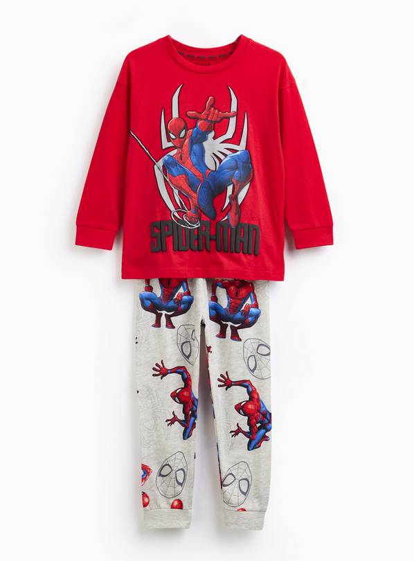 Spiderman Printed Jersey Pyjamas 4-5 years