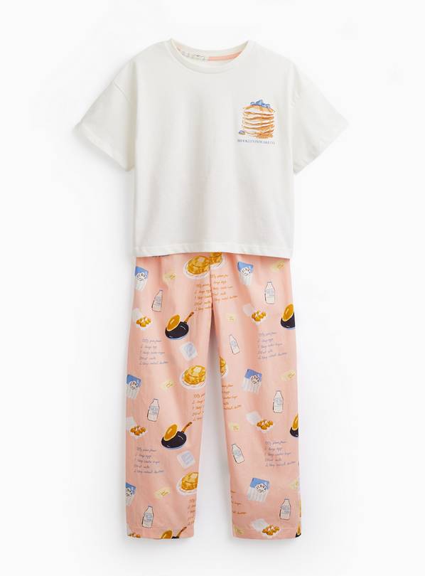 Mini Me Pancake Print Pyjama Set 3-4 years