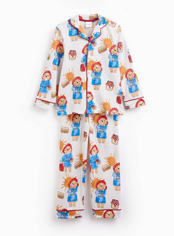 Cream Paddington Print Traditional Pyjamas 3-4 years