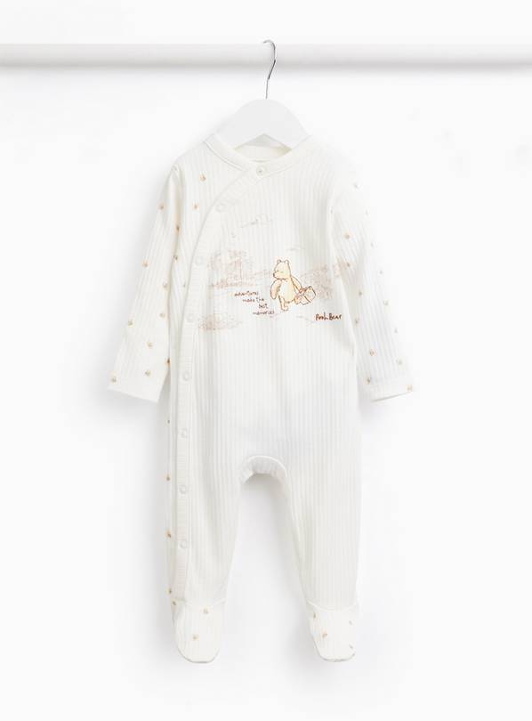 White Winnie The Pooh Sleepsuit 6-9 months