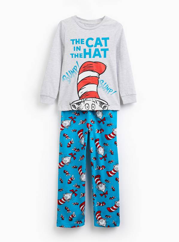 Blue Cat In The Hat Pyjama Set 1-2 years