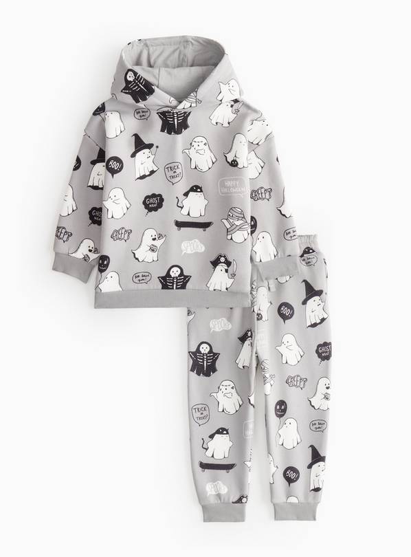 Halloween All Over Ghost Print Sweat Set 3-4 years