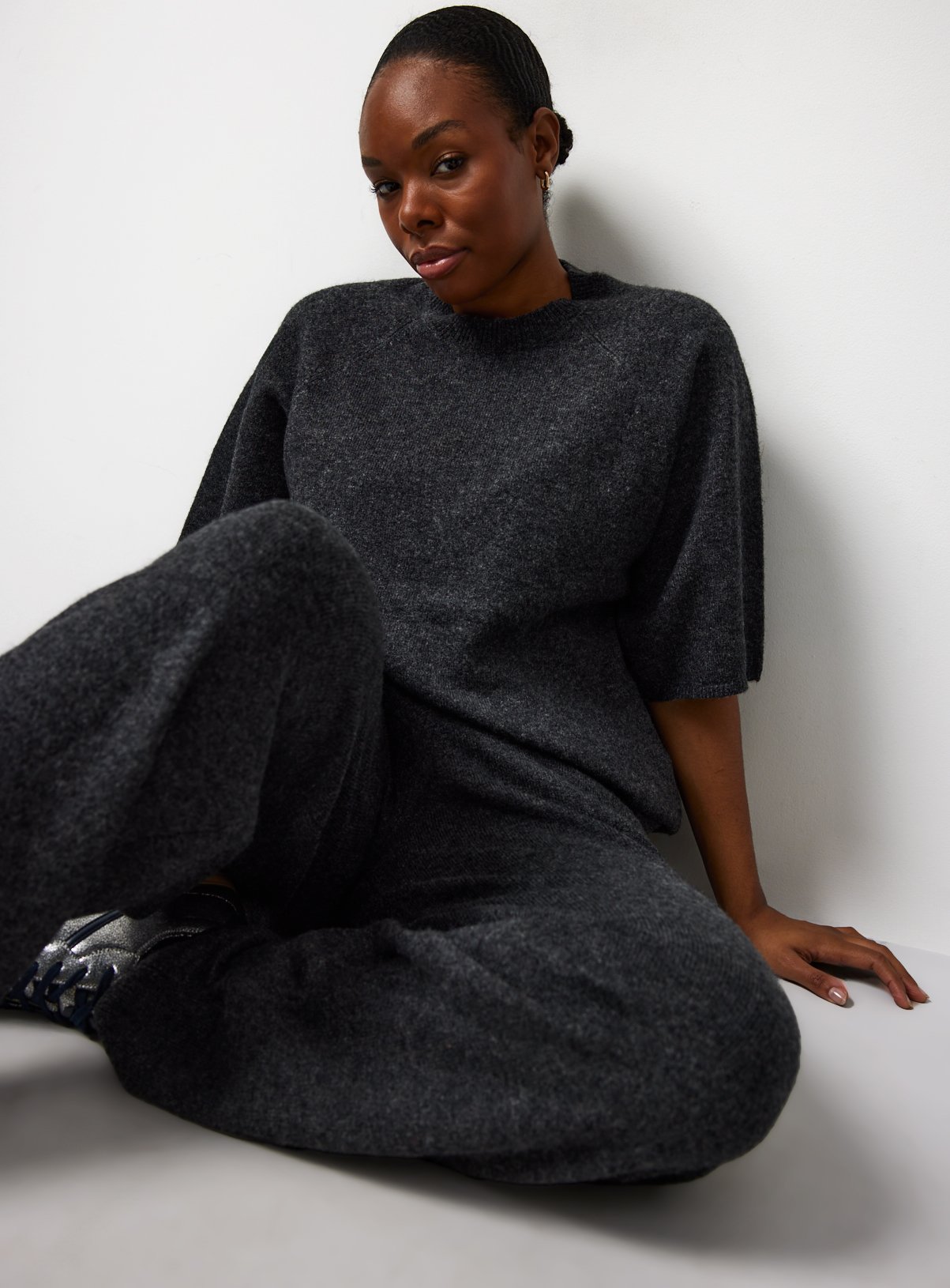 Grey Balloon Co-ord Trousers M - Image 2 thumbnail