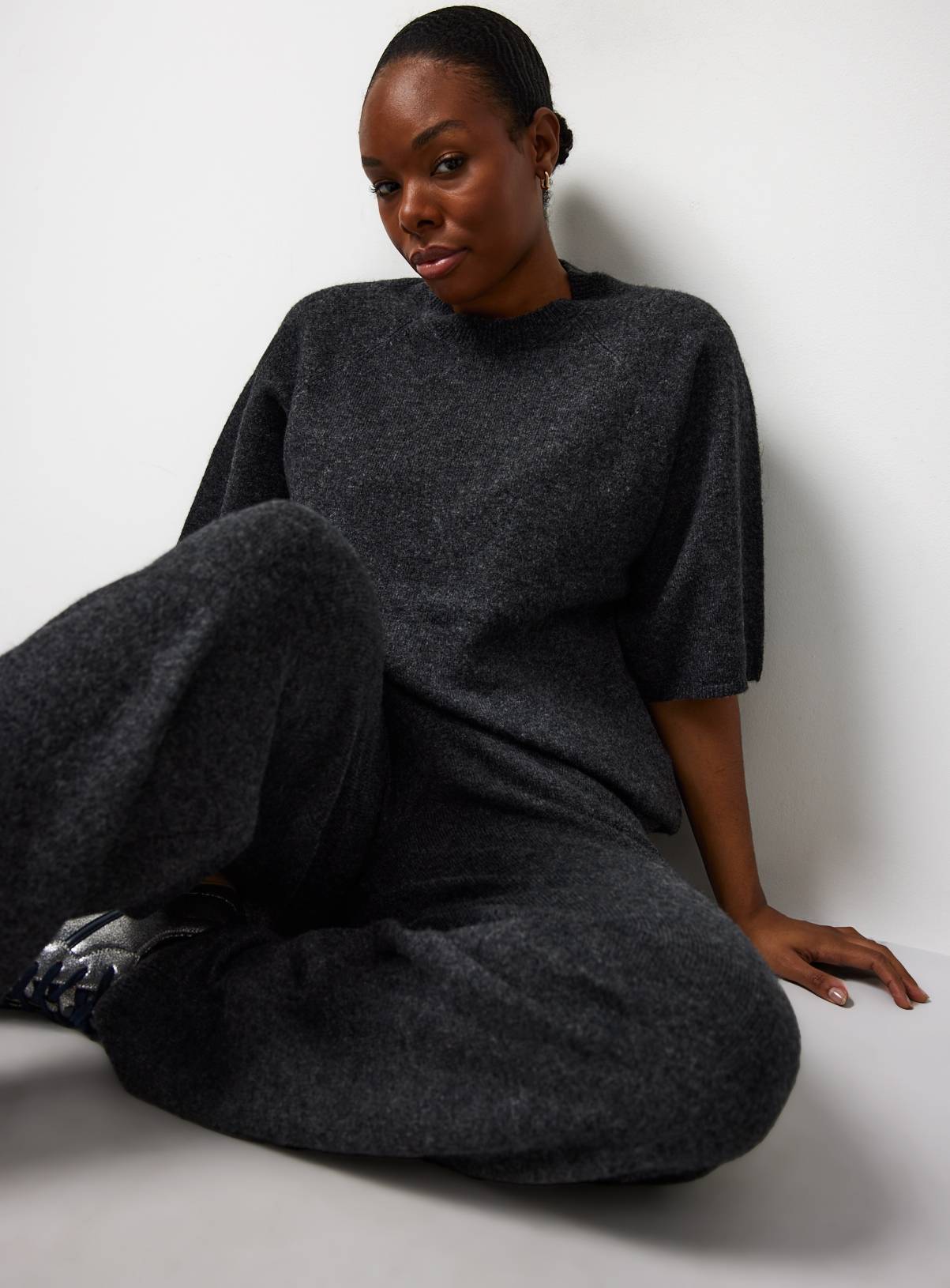 Grey Balloon Co-ord Trousers M - Image 2