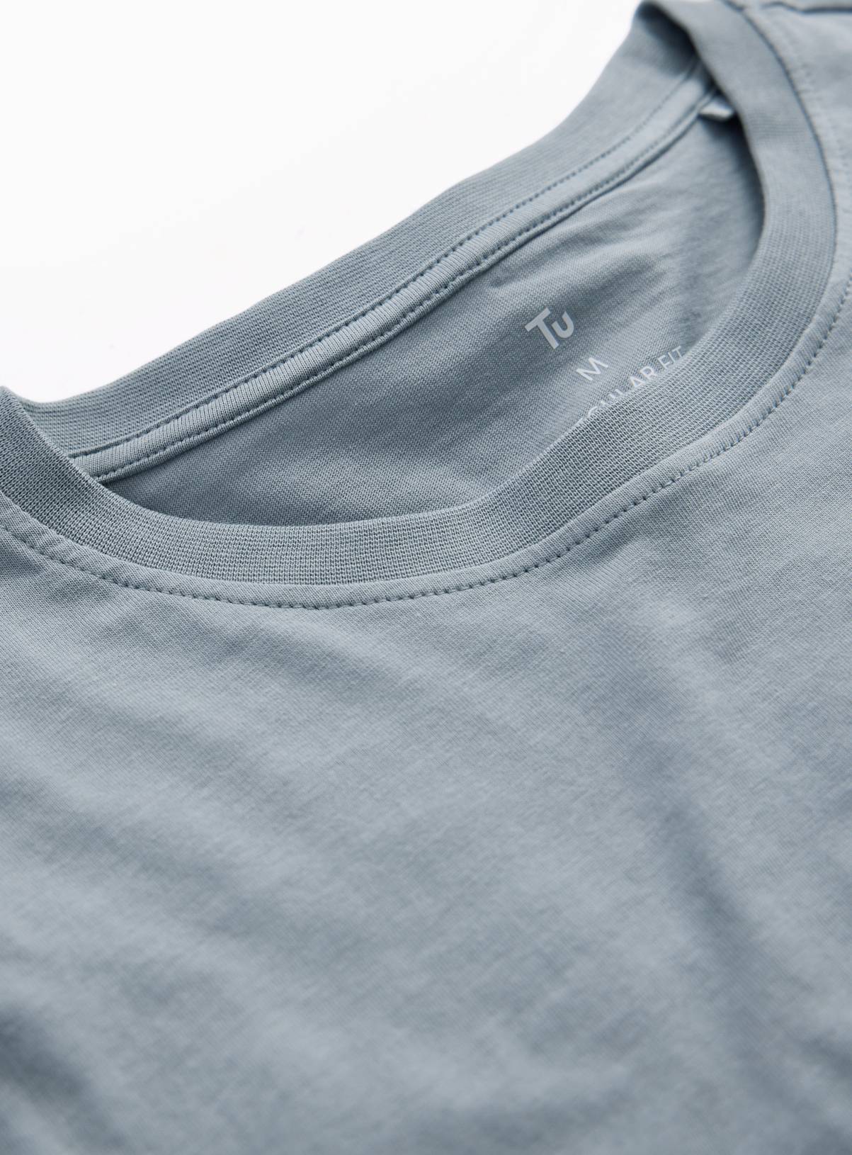 The Pure Cotton Tee - Blue XXXXL - Image 4