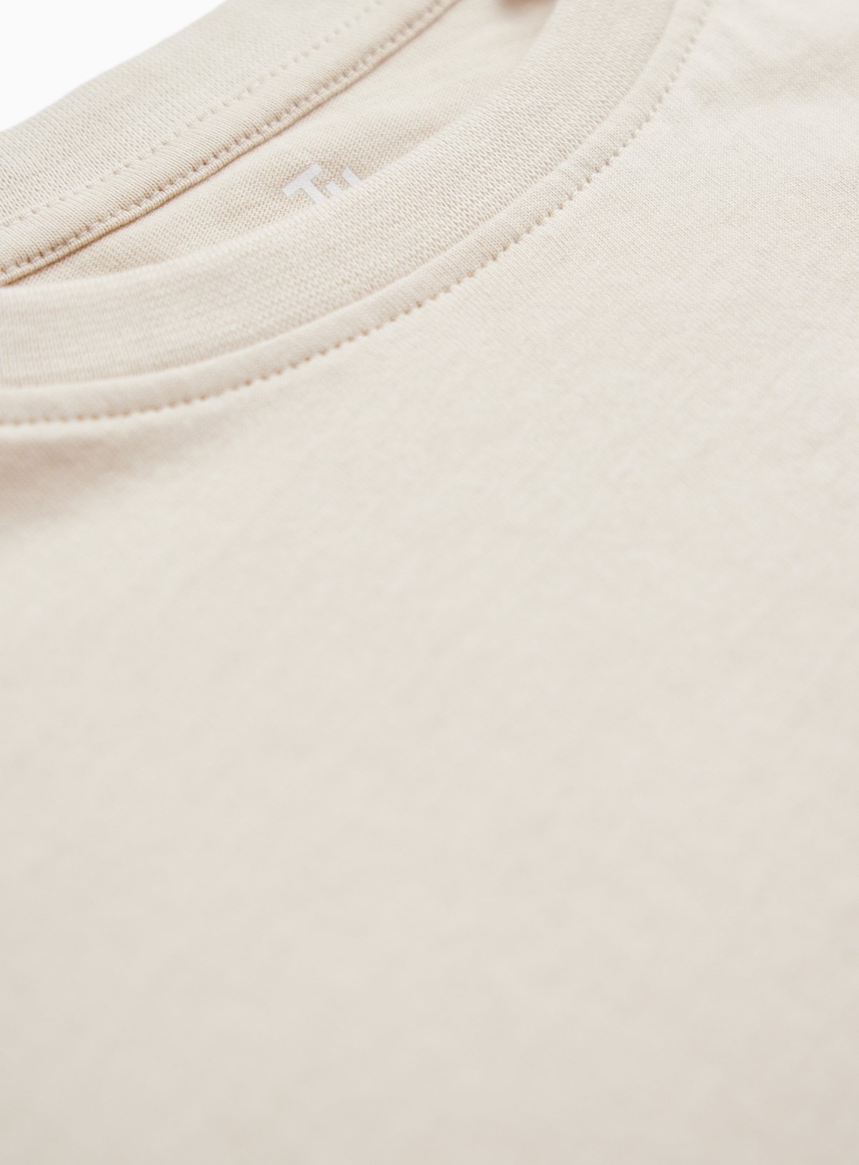 The Pure Cotton Tee - Stone M - Image 4 thumbnail