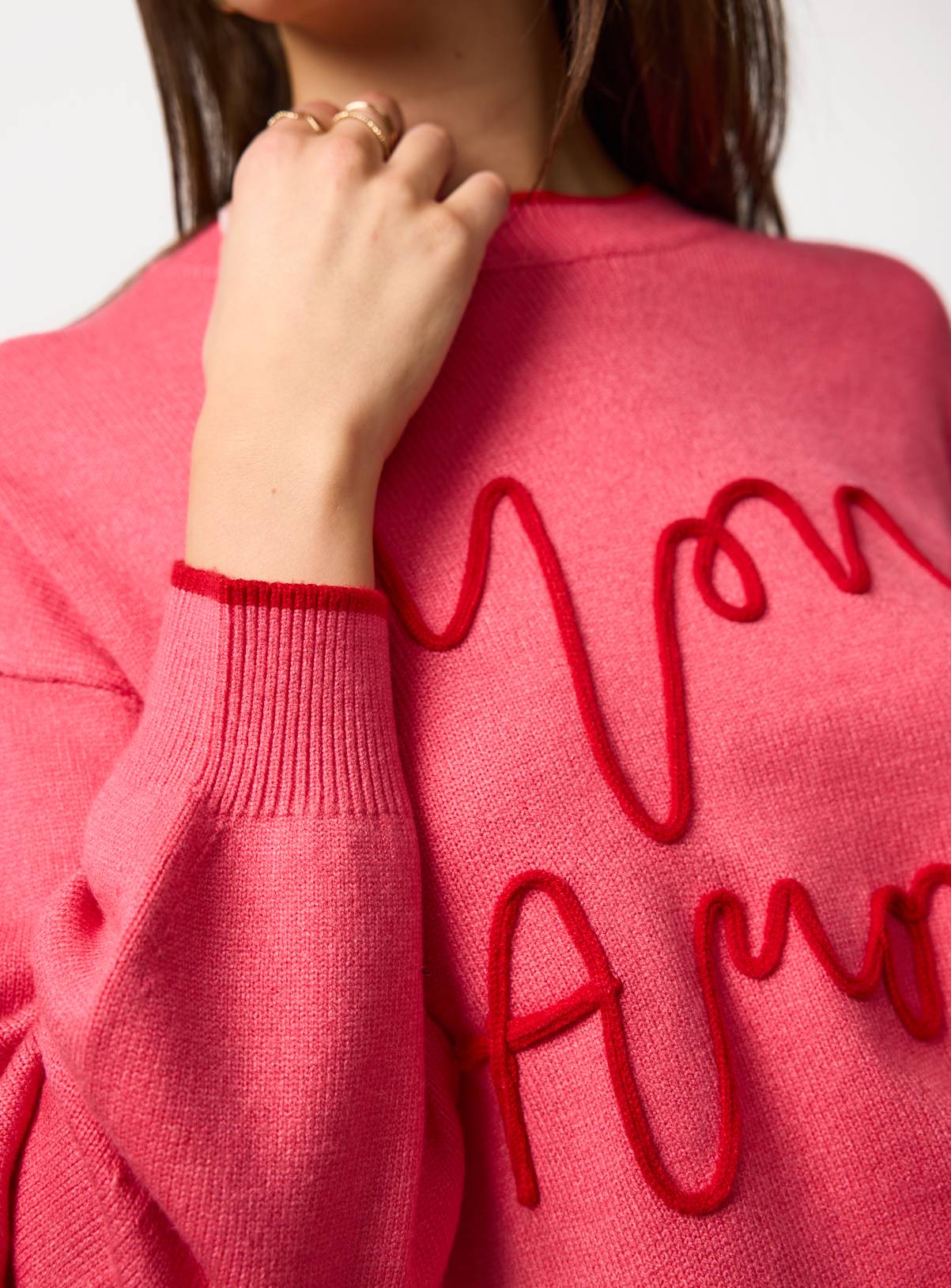 Mini Me Valentine's Mon Amore Jumper 16 - Image 3