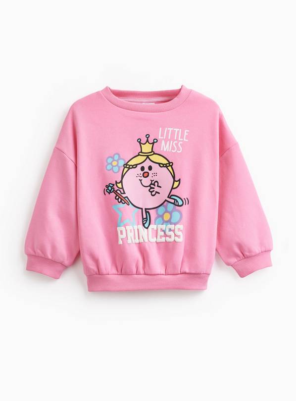 Pink Little Miss Princess Graphic Sweatshirt 4-5 years