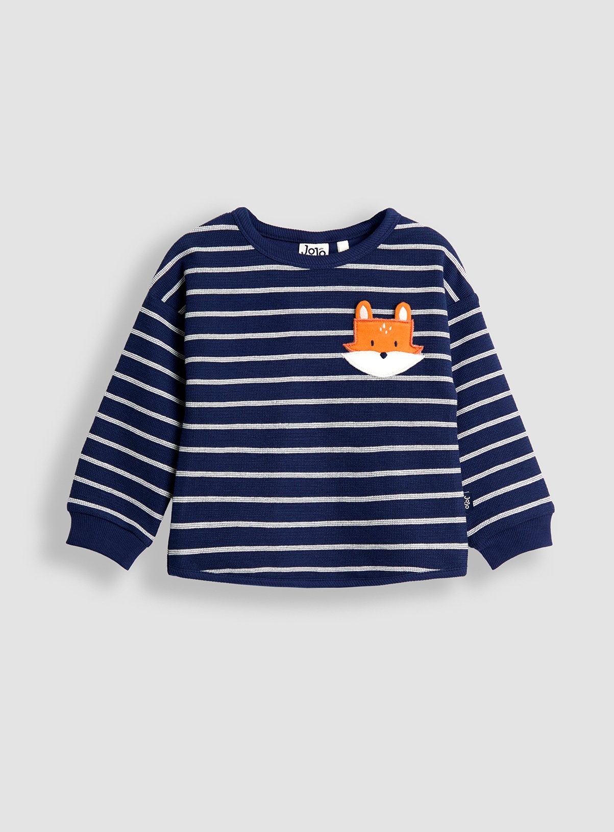 JOJO MAMAN BÉBÉ Fox Applique Pocket Top 4-5 Years