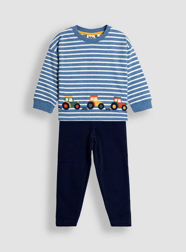 JOJO MAMAN BÉBÉ 2 Piece Tractor Top And Leggings Set 6-12 months
