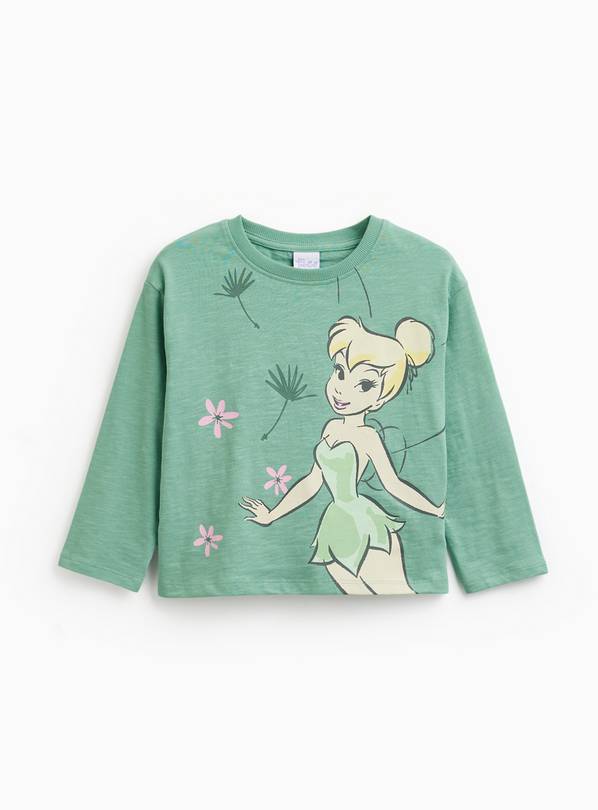 Green Tinker Bell Graphic Long Sleeve Tee 4-5 years