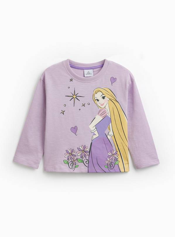 Purple Rapunzel Graphic Long Sleeve Tee 3-4 years