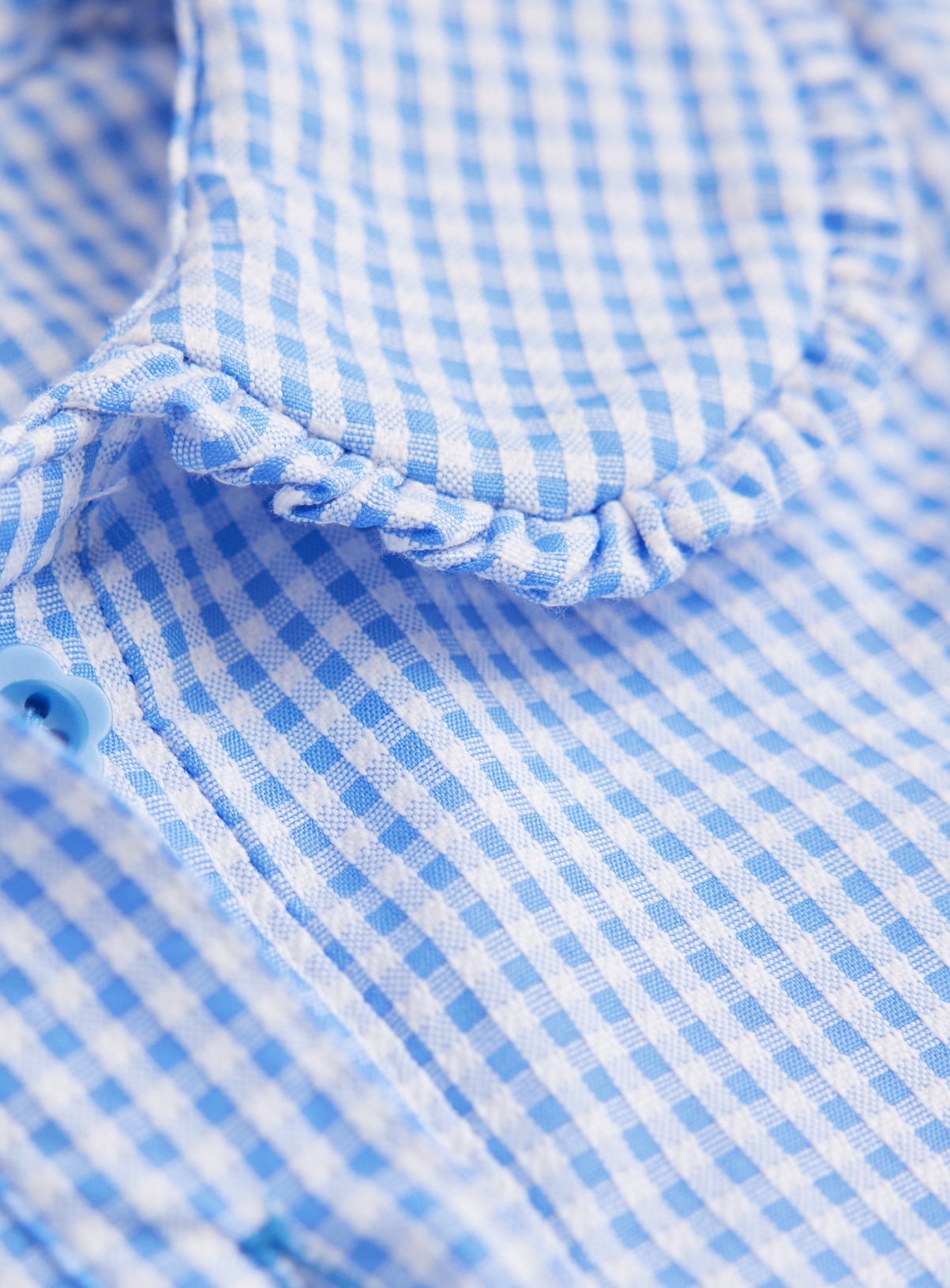 Blue Gingham School Dress 11 years - Image 2 thumbnail