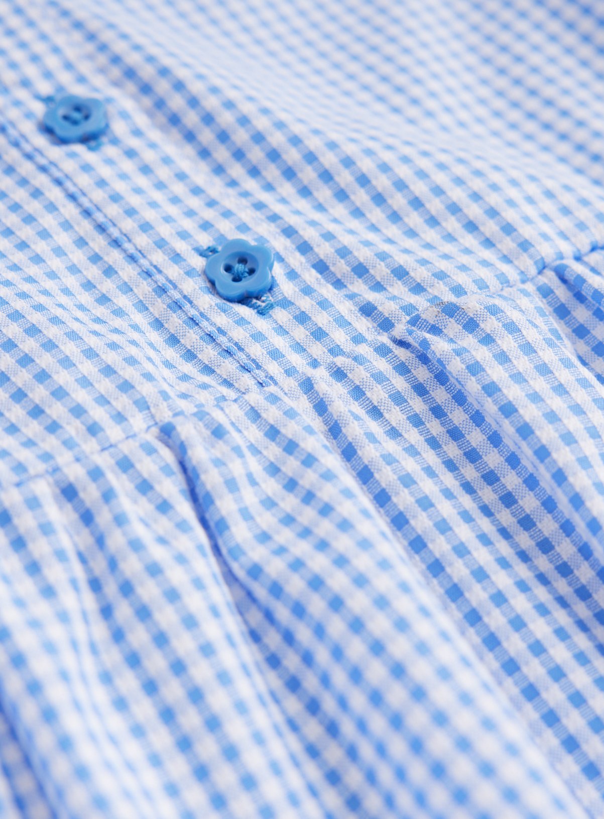 Blue Gingham School Dress 11 years - Image 3 thumbnail