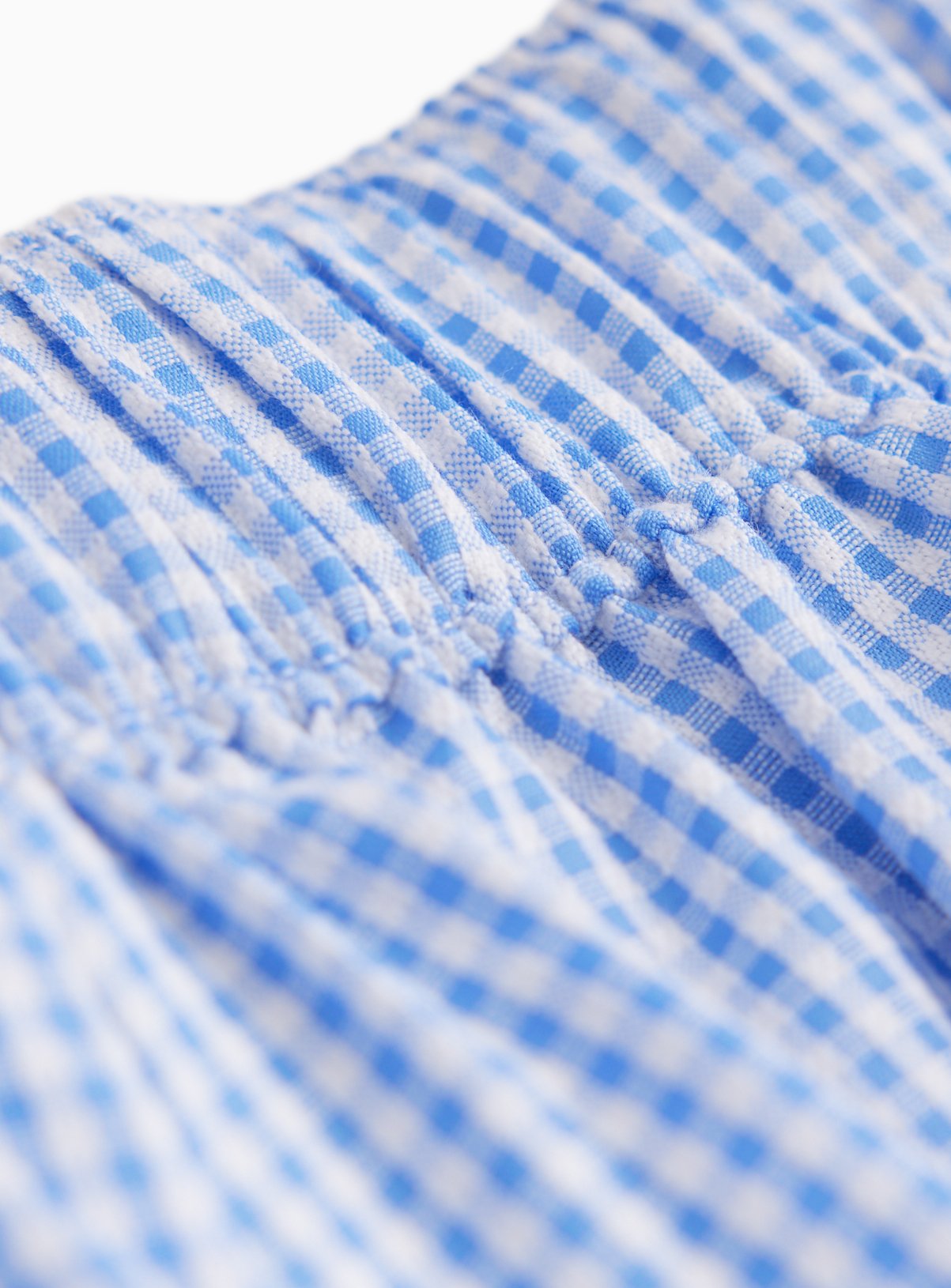 Blue Gingham Scallop Edge Culottes 12 years - Image 2 thumbnail