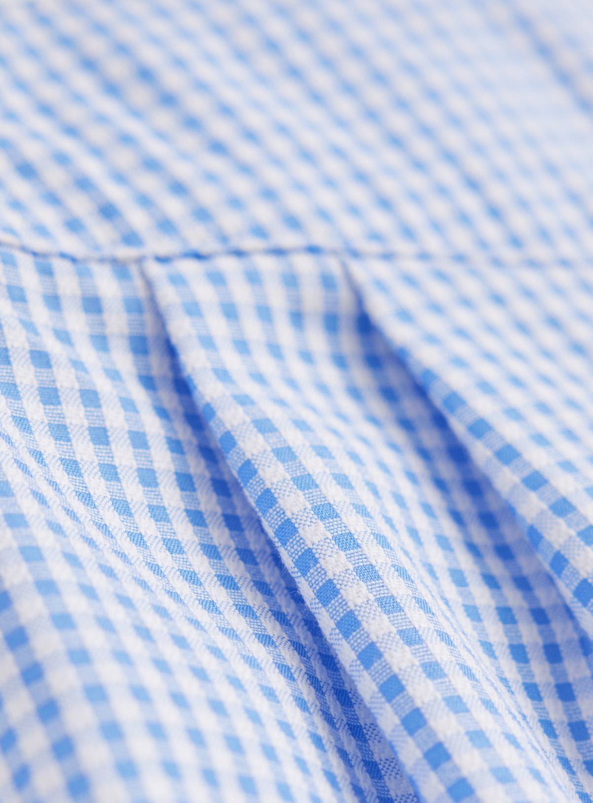 Blue Gingham Scallop Edge Culottes 12 years - Image 3