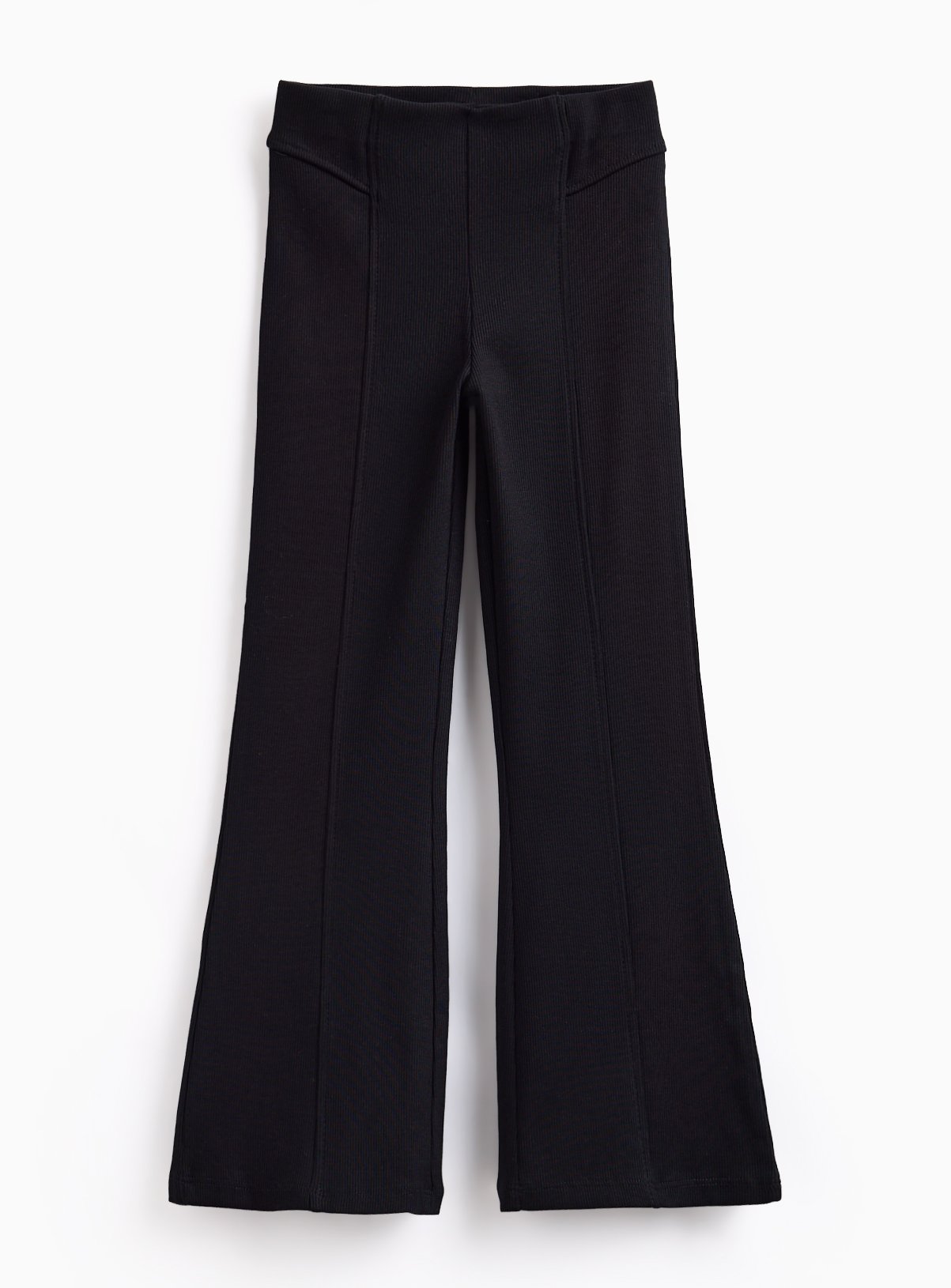 Black Panel Ribbed Flares 6 years - Image 3 thumbnail