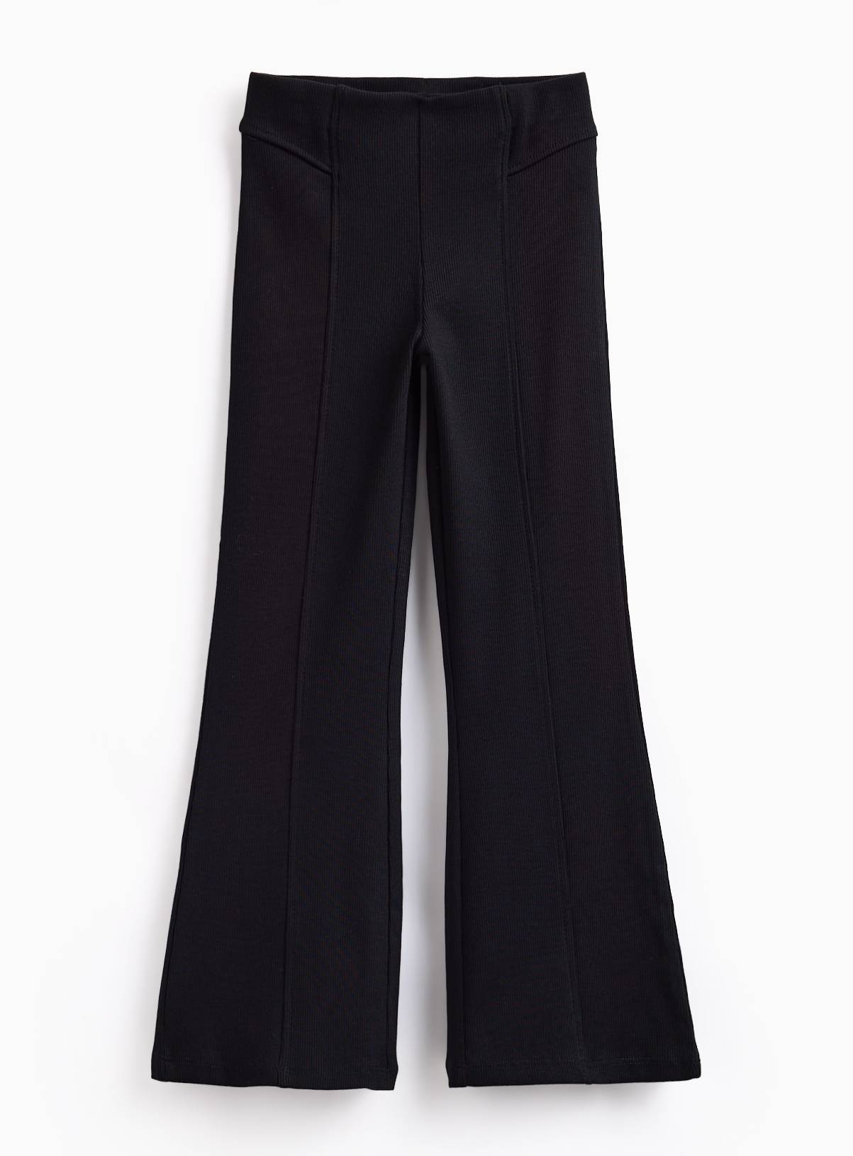 Black Panel Ribbed Flares 6 years - Image 3