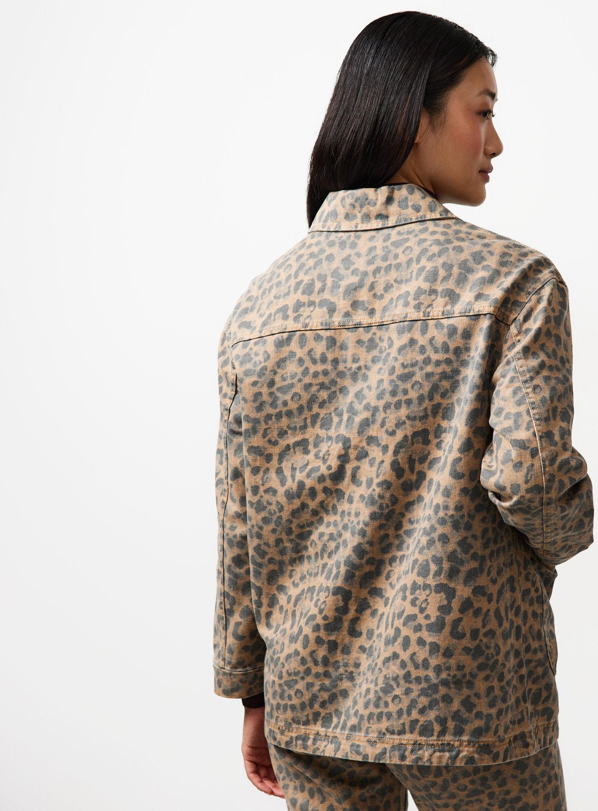 Neutral Animal Print Barn Jacket 14 - Image 4 thumbnail
