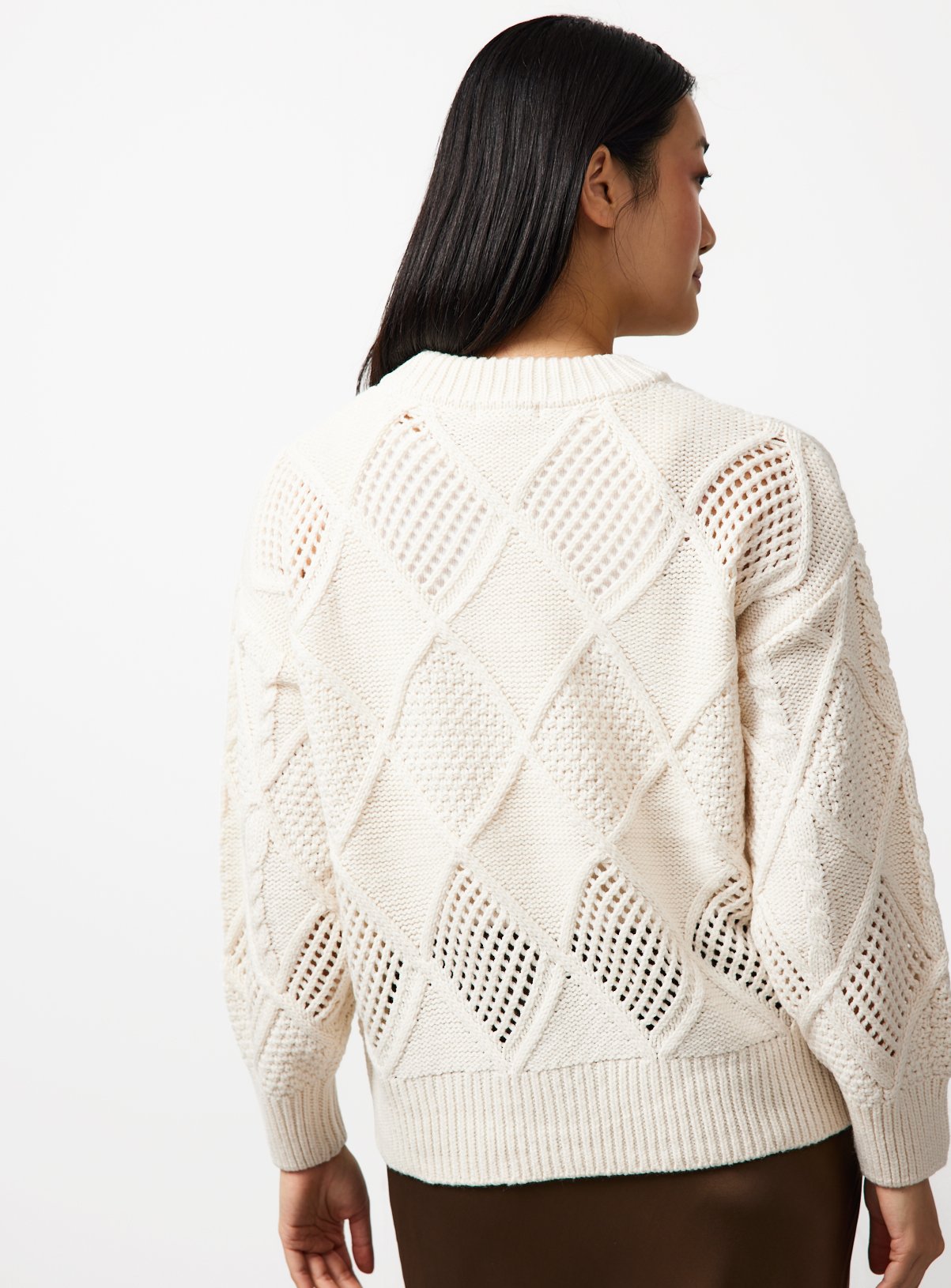 Cream Cable Knit Jumper 8 - Image 4 thumbnail