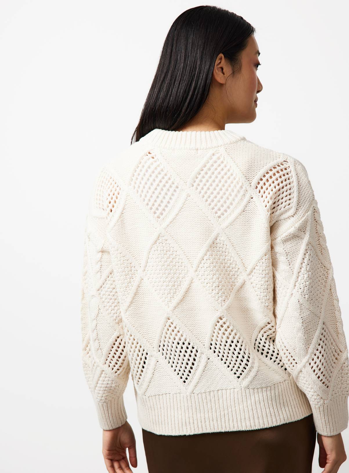 Cream Cable Knit Jumper 8 - Image 4
