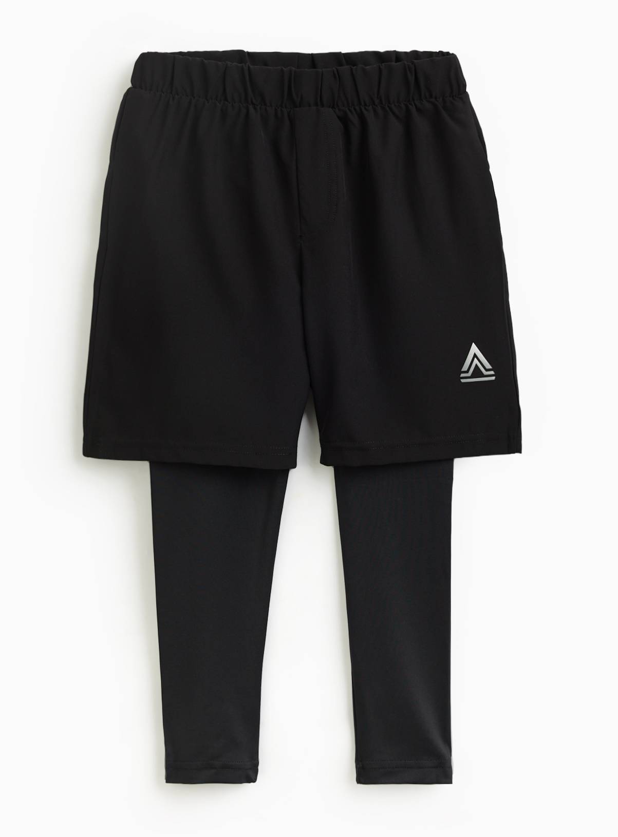 Black Active Shorts & Base Layer Set 14 years - Image 3