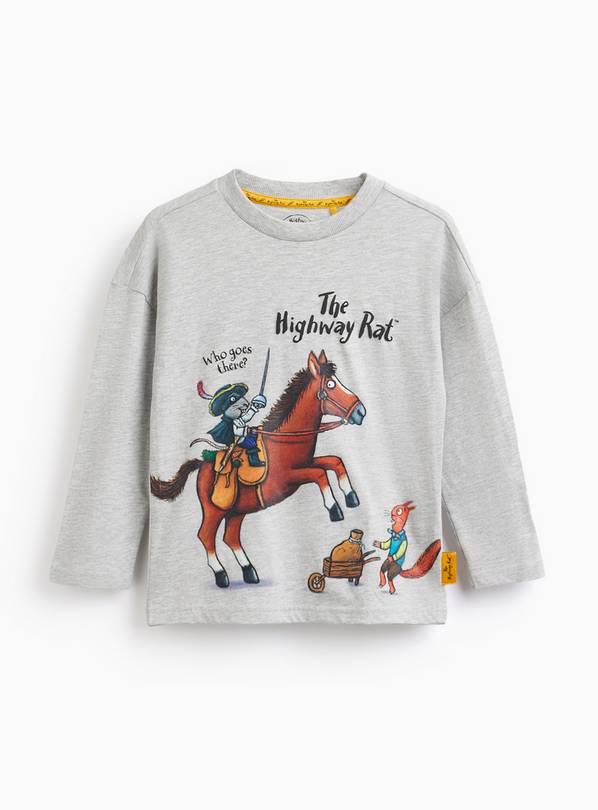 Grey The Highway Rat Long Sleeve Tee 6-7 years
