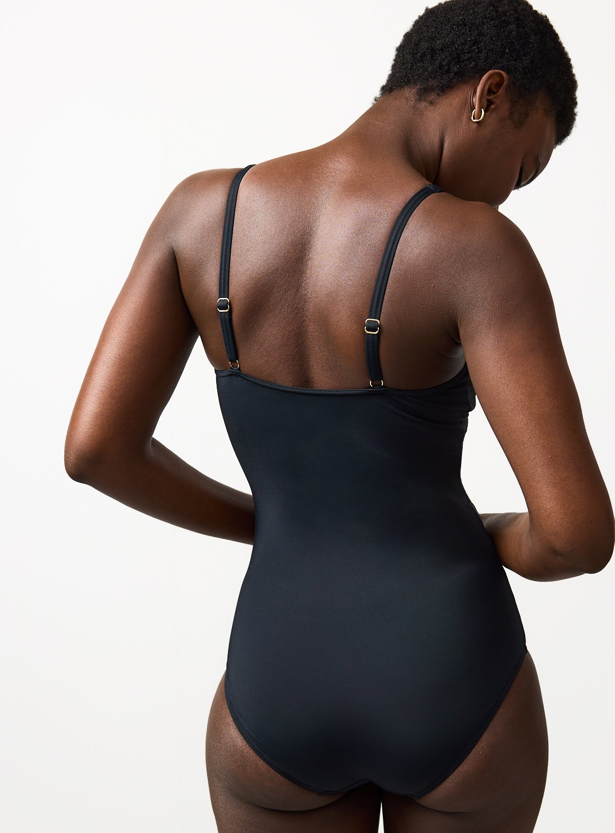 Black Low Leg Swimsuit 20 - Image 5 thumbnail