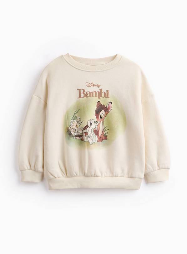 Cream Bambi Graphic Sweatshirt 3-4 years