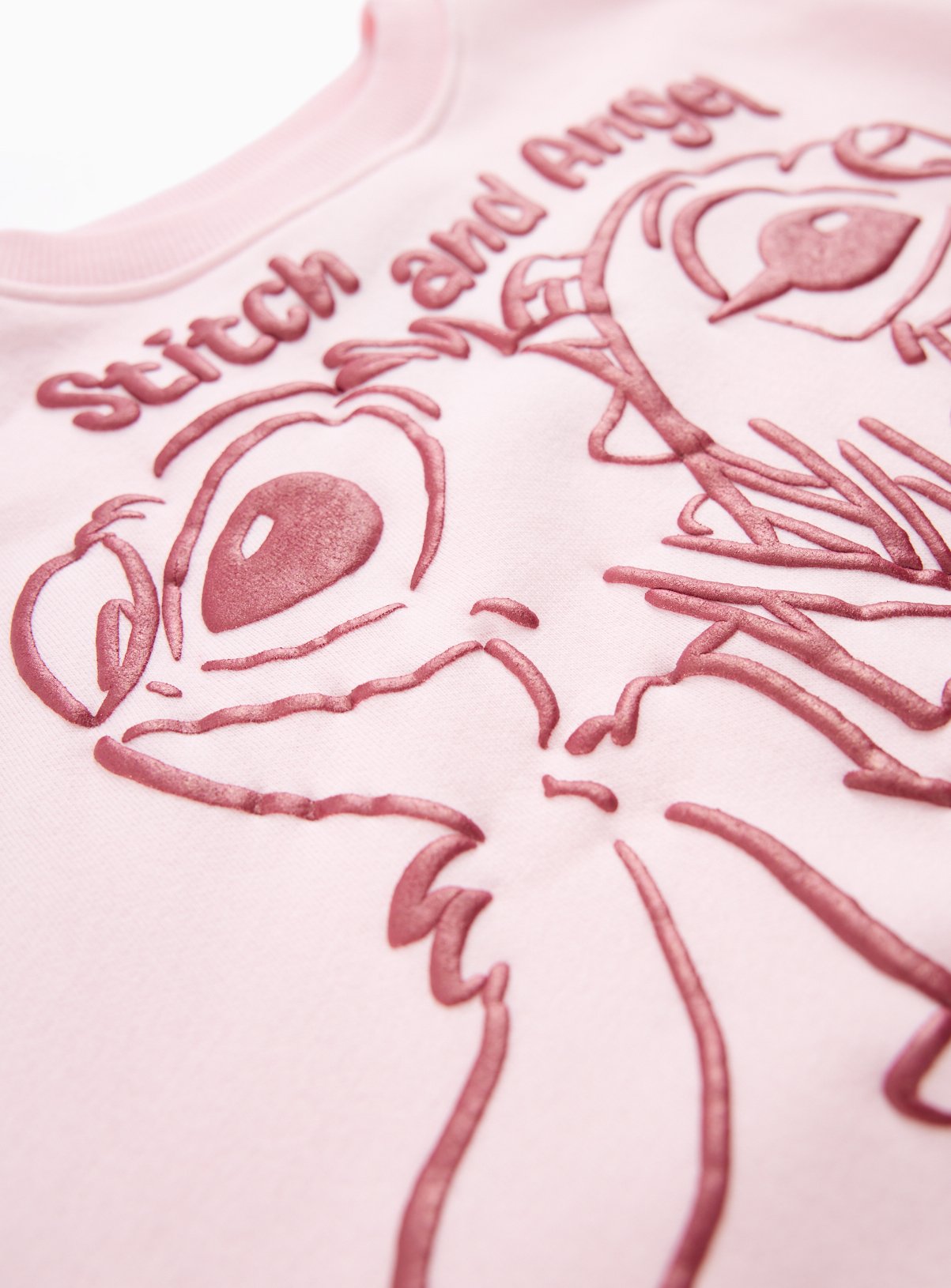 Pink Stitch & Angel Sweatshirt 9 years - Image 2 thumbnail