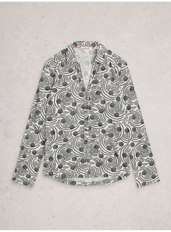 WHITE STUFF Annie Jersey Shirt 10