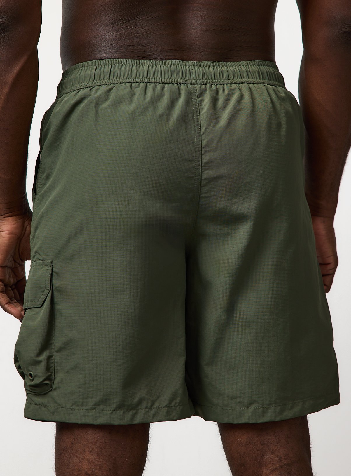 Khaki Cargo Style Swim Shorts XXL - Image 4 thumbnail