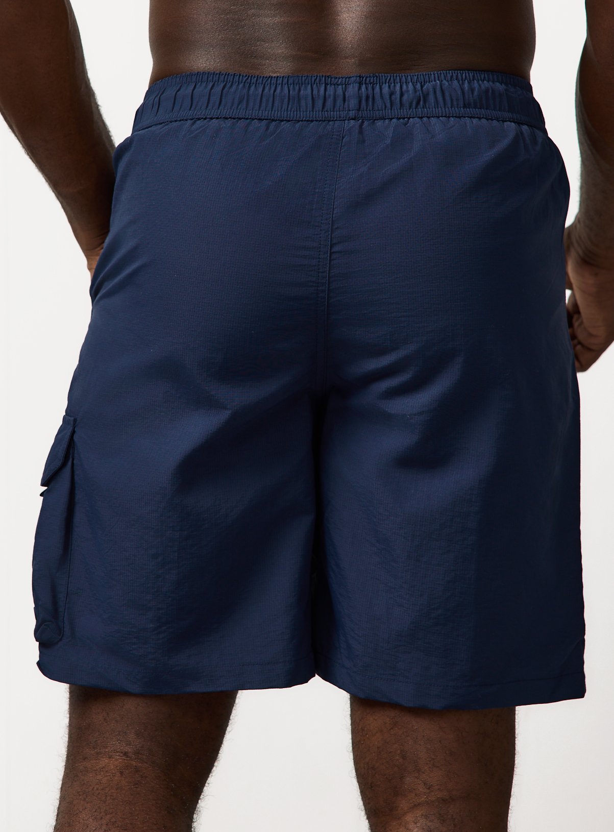 Navy Cargo Style Swim Shorts L - Image 2 thumbnail