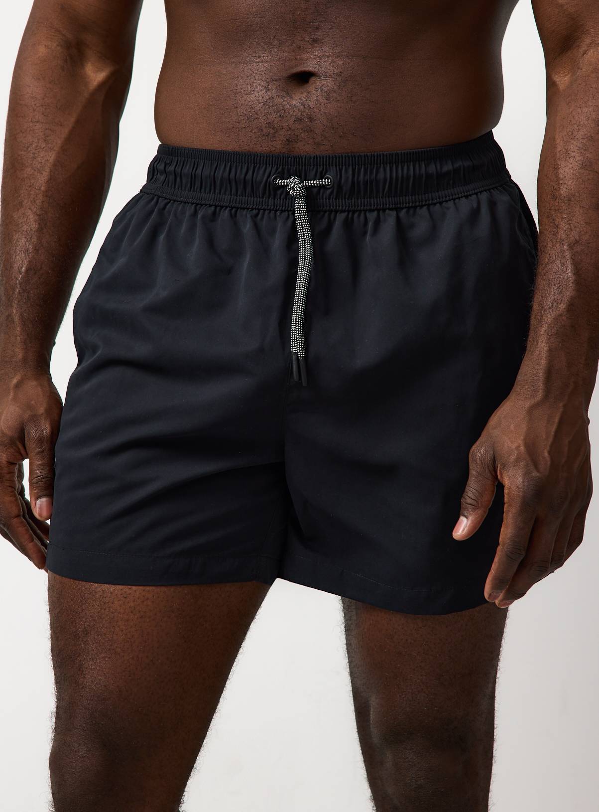 Black Woven Swimming Shorts XXXL - Image 1
