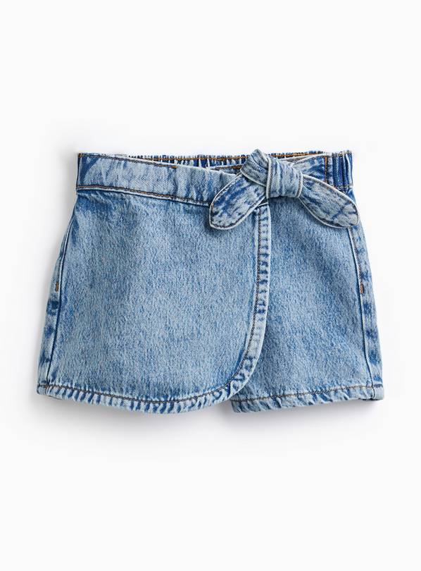 Mid Blue Denim Skort 3-4 years