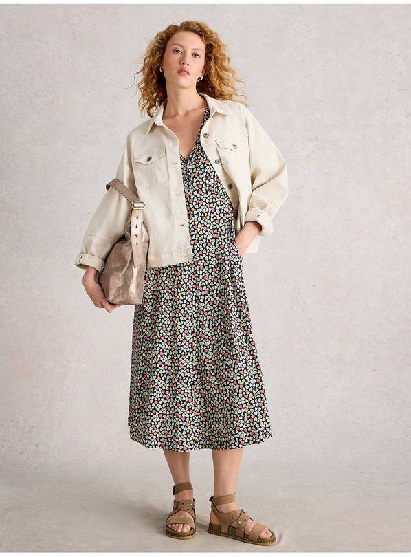 WHITE STUFF Megan Jersey Dress 18