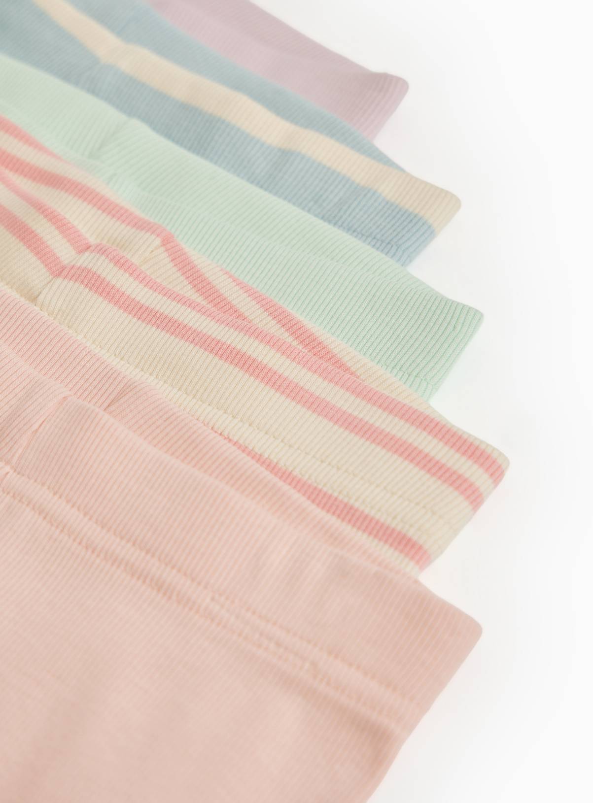 Multicoloured Striped Cycling Shorts 5 Pack 11 years - Image 2