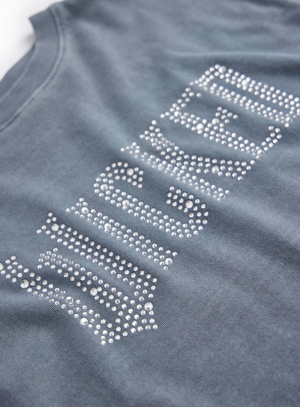 Grey Oversized Wicked Printed T-Shirt 7 years - Image 2