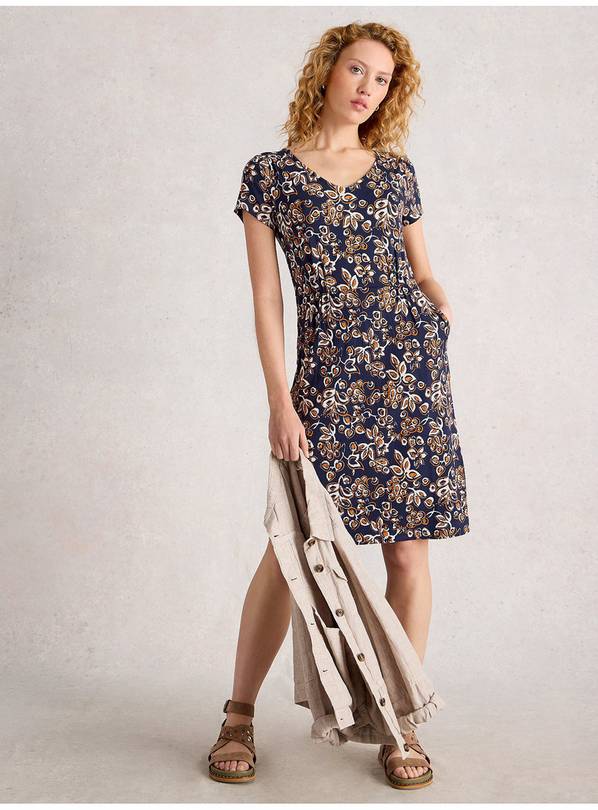 WHITE STUFF Tallie Jersey Dress 8
