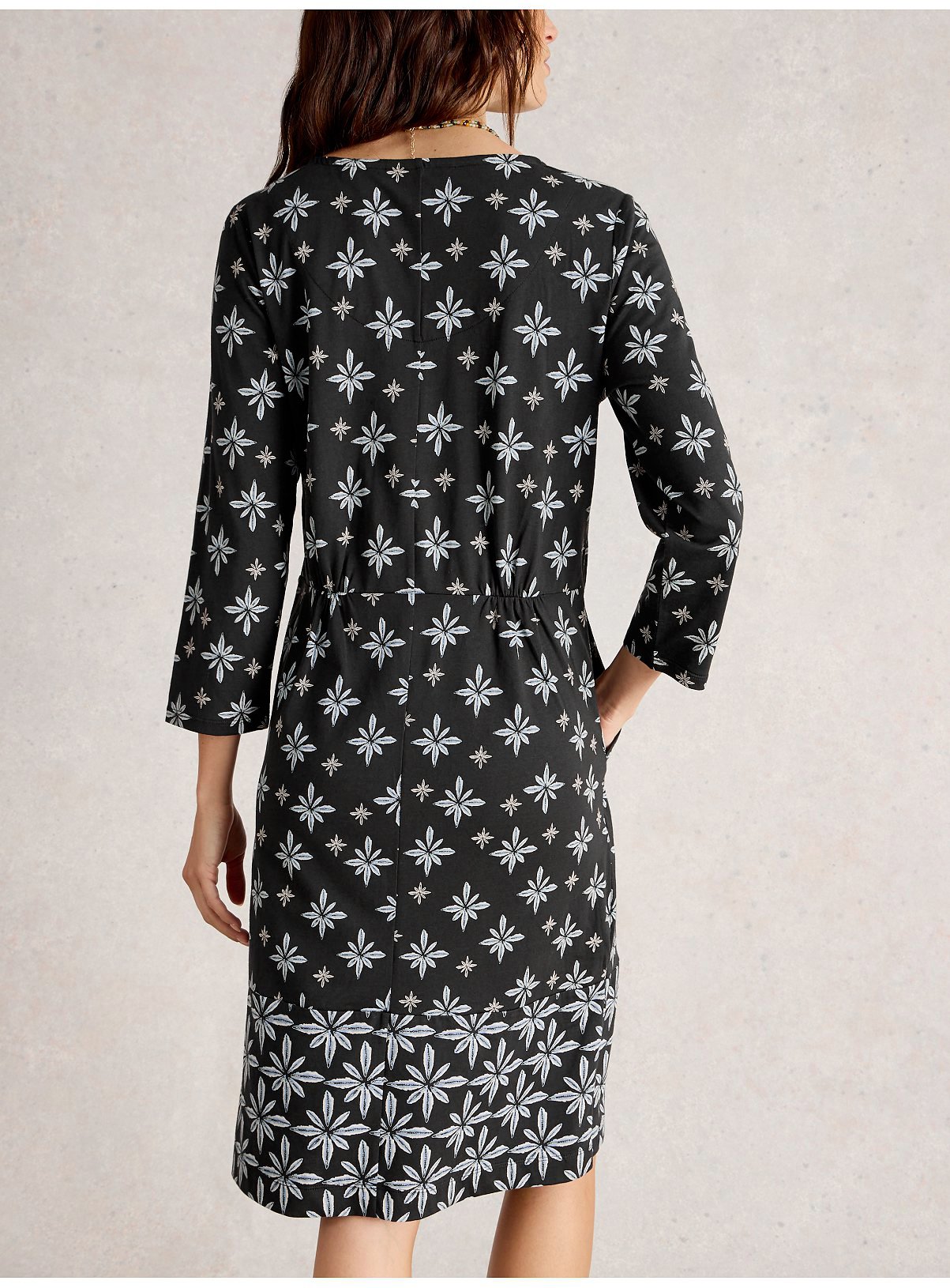 WHITE STUFF Tallie Jersey Dress 10 - Image 2 thumbnail