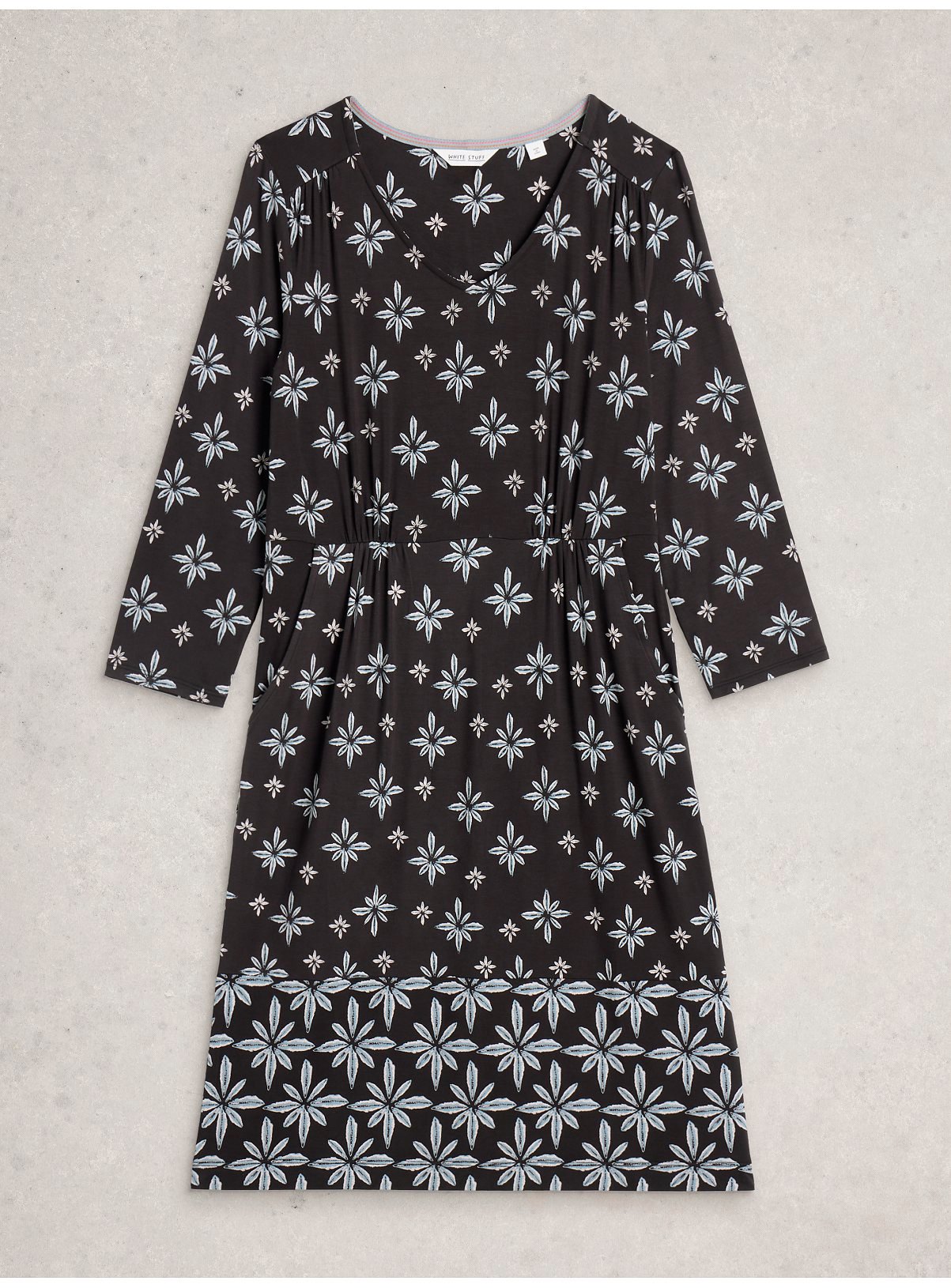 WHITE STUFF Tallie Jersey Dress 10 - Image 5 thumbnail