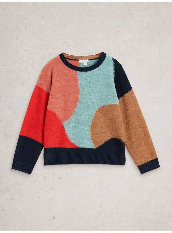 WHITE STUFF Freya Abstract Jumper 18