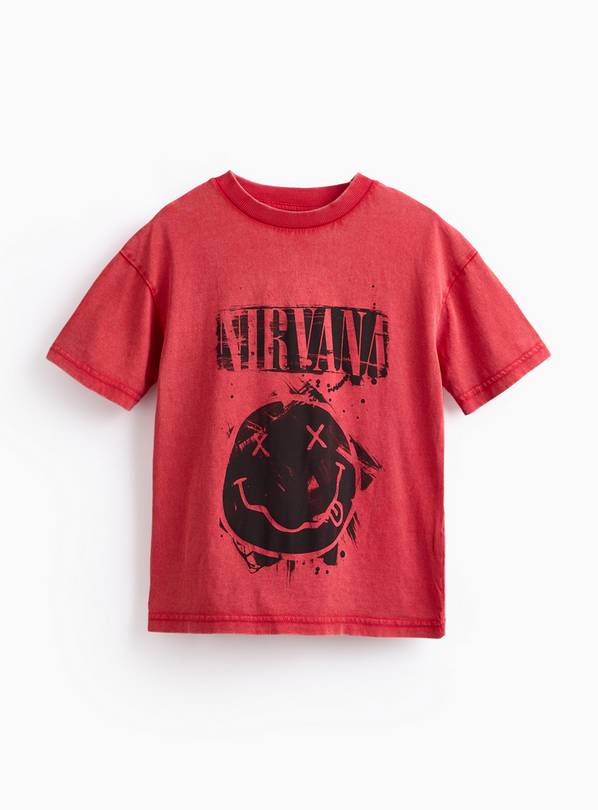 Red Nirvana Graphic T-Shirt 8 years