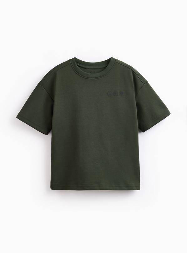 Green World Peace Graphic Print T-Shirt 10 years