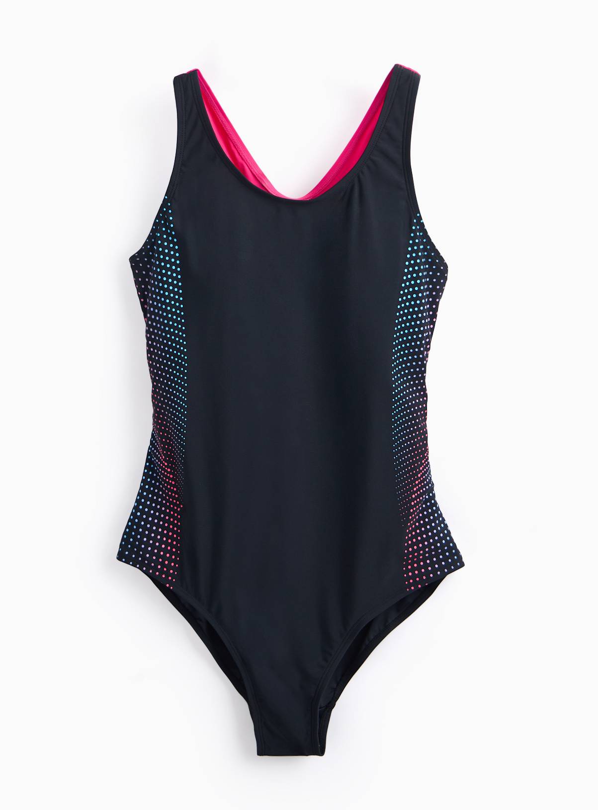 REAKTIV Black Sports Ombre Spot Swimsuit 24 - Image 3
