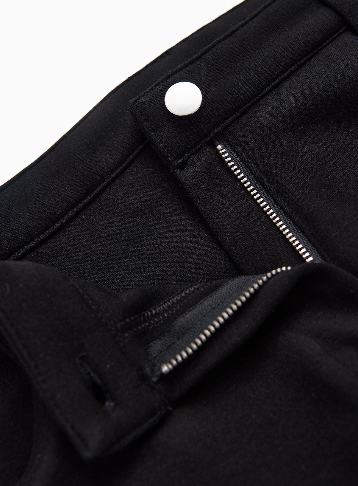 Black Denim Style Slim Fit Trousers 11 years - Image 2 thumbnail