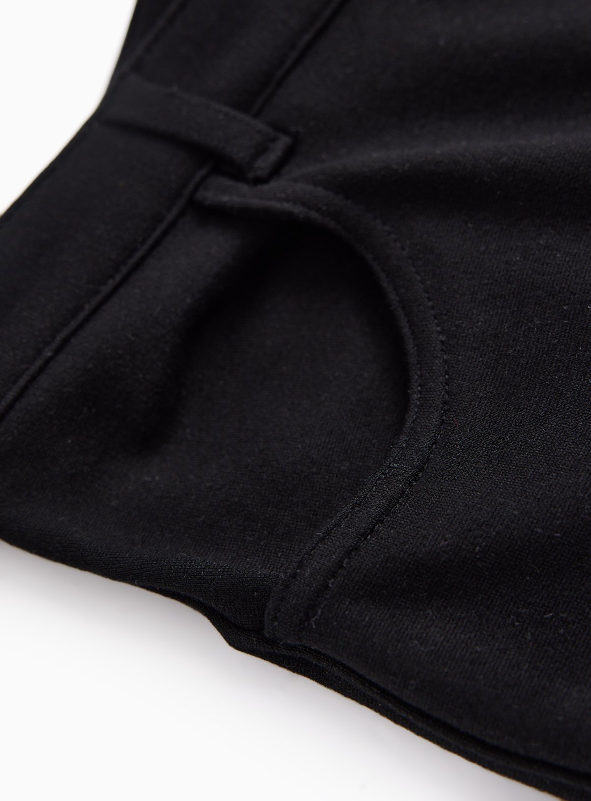 Black Denim Style Slim Fit Trousers 11 years - Image 3 thumbnail