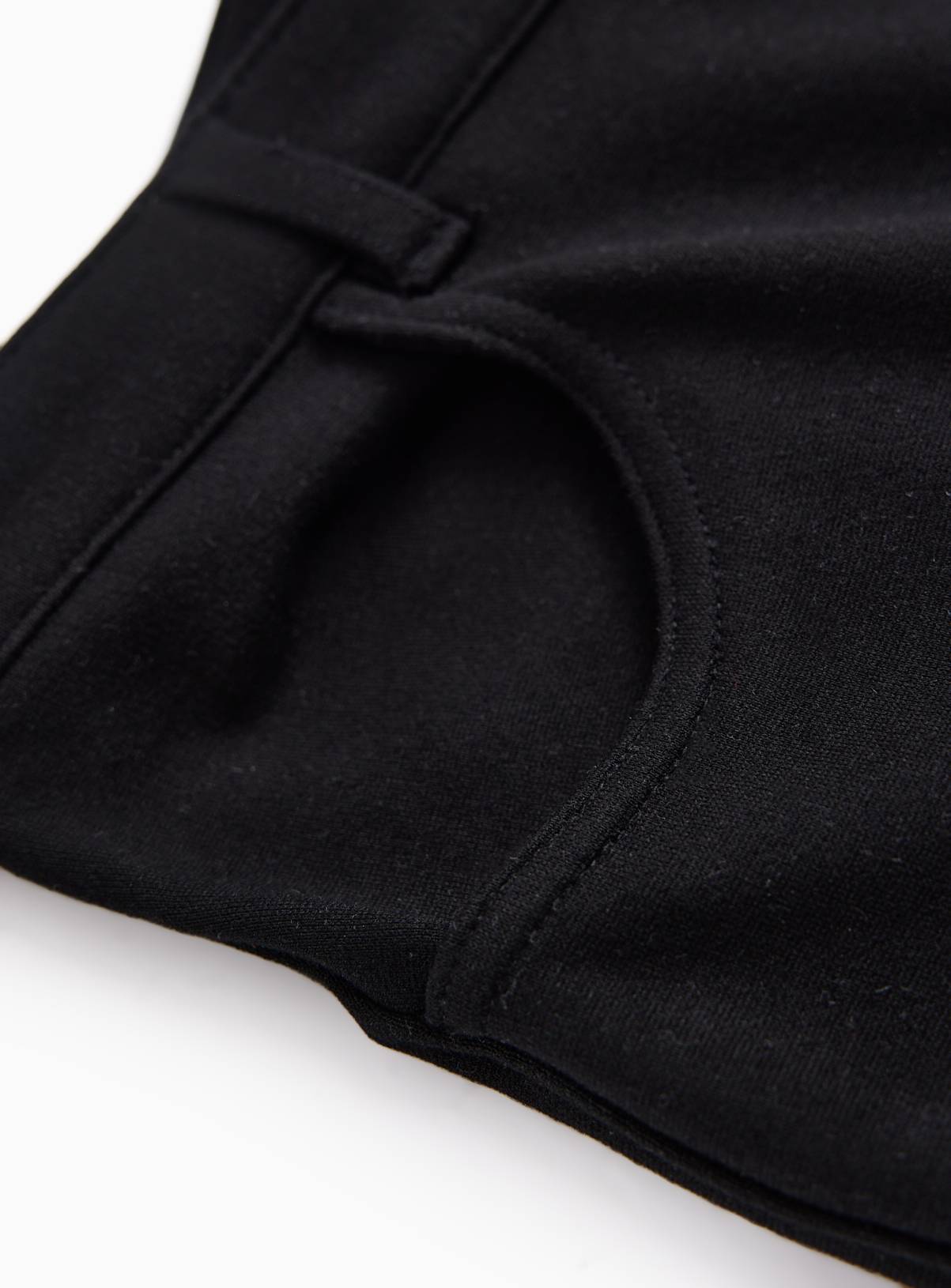 Black Denim Style Slim Fit Trousers 11 years - Image 3