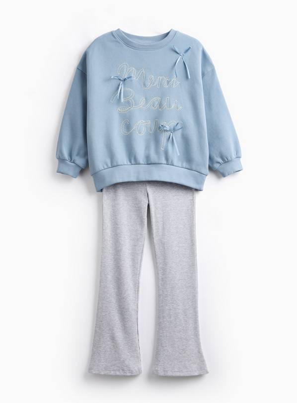 Blue Merci Print Sweat & Leggings Set 12 years