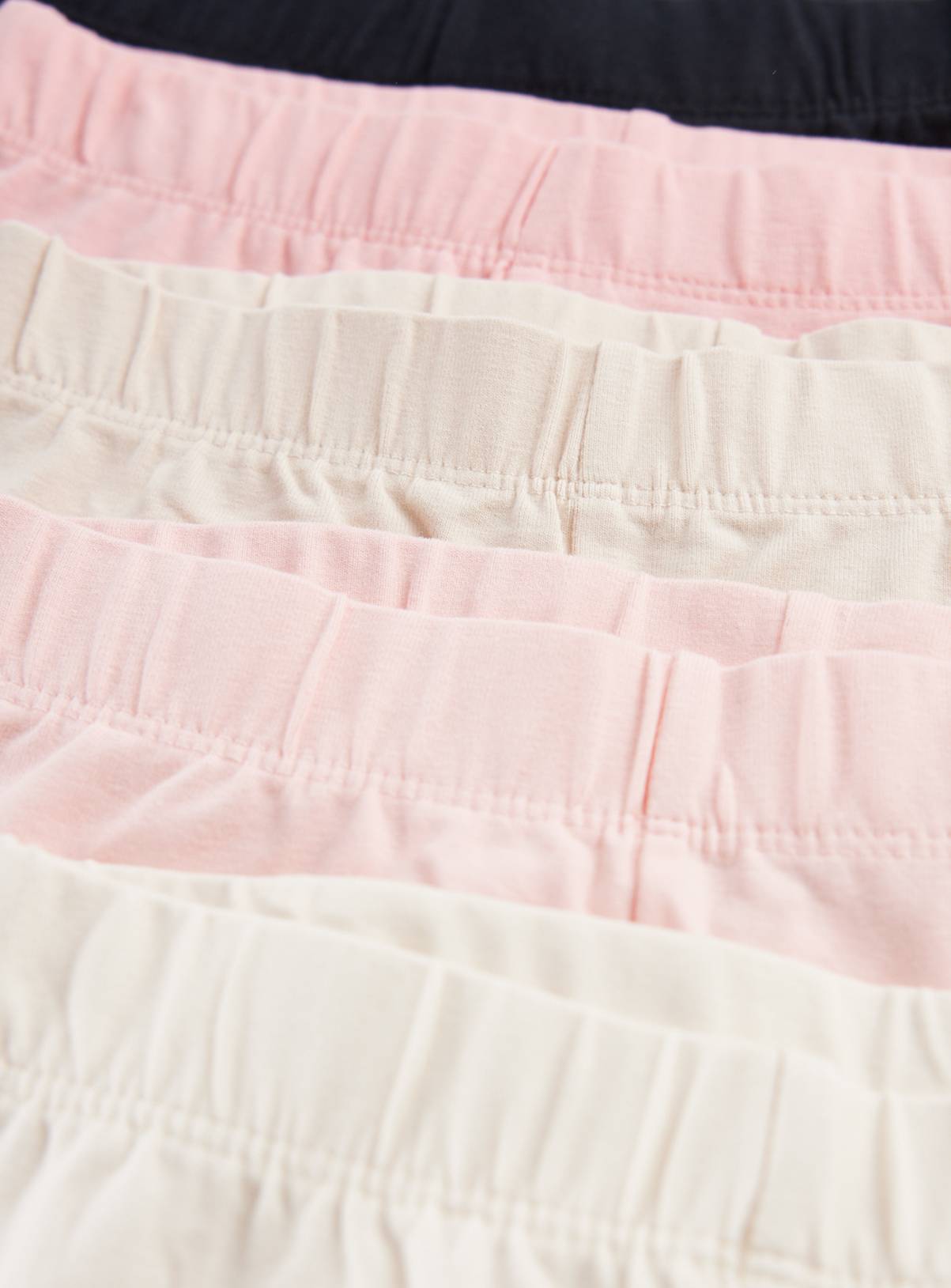 Pink & Neutral Leggings 5 Pack 8 years - Image 2